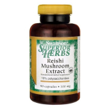 Swanson, Экстракт грибов рейши, 500 мг, 90 капсул