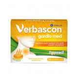 Verbascon Throat med со вкусом апельсина и грейпфрута, 24 таблетки
