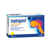 Septogard, Септогард 3 мг, ароматизатор лимона, 20 твердых леденцов,    новинки