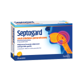 Septogard, Септогард 3 мг, ароматизатор медово-апельсиновый, 20 твердых леденцов,        новинки