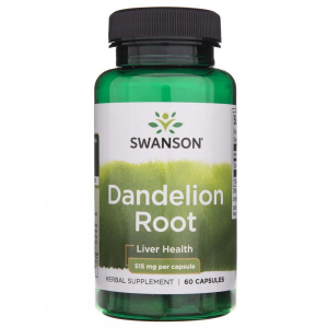 Swanson Dandelion Root, Одуванчик, 60 капсул