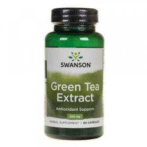 Swanson Green Tea Extract, зеленый чай, 60 капсул