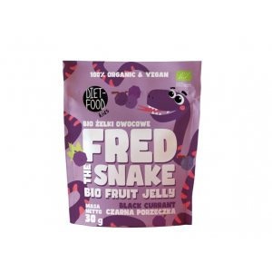 Fred, Фред Змея, фруктовое желе, черная смородина, органическое, 30 г  новинки