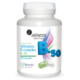В комплекс витамина B-50 Метил, Aliness, 100 капсул