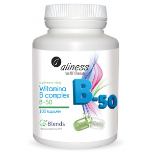 В комплекс витамина B-50 Метил, Aliness, 100 капсул