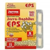 Jarrow Jarro-дофилус размера EPS путешествия, Пробиотики 5 триллионов, 15 капсул