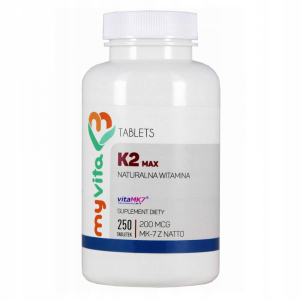 MYVITA, витамин K2 MK7 Макс, 250 таблеток