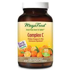 Mega Food, Complex C, органический апельсиновый комплекс витамина C, 90 таблеток