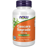 Now Foods, Cascara Sagrada, облепиха американская, 450 мг, 100 капсул