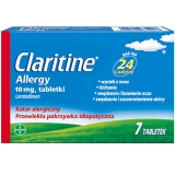 Claritine Allergy, Кларитин от аллергии 10 мг, 7 таблеток
