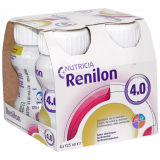 Renilon 4.0, диетический препарат со вкусом абрикоса, 4 x 125 мл