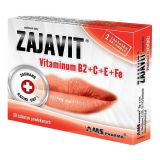 Zajavit (Vitaminum B2+C+E+Fe), Заявит (Витамин B2 + C + E + Fe), 30 таблеток