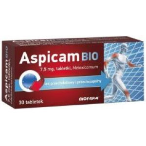 Aspicam Bio 7,5мг, 30 таблеток,    популярные