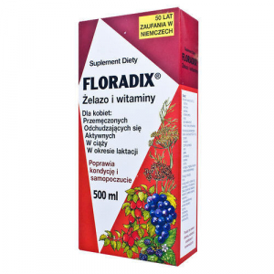Floradix, железо и витамины, тоник, 500 мл*****    