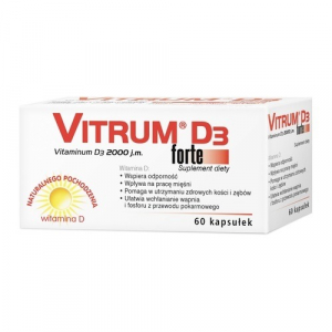  Vitrum D3, Forte,Витрум 60 капсул