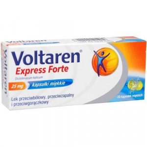 Voltaren Express Forte (Вольтарен экспресс форте) 25мг, 20 капсул    популярные