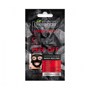 BIELENDA CarboDetox, очищающая отслаивающая маска, 2x6 г