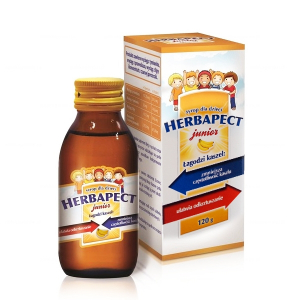  Herbapect Junior сироп для детей старше 3-х лет, банан вкус, 120 г