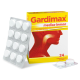 Gardimax Medica 5 мг + 1 мг, лимон, 24 пастилки