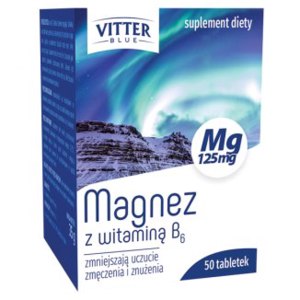 Vitter Blue Magnesium с витамином B6, 50 таблеток,  популярные