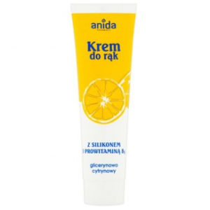 Anida, крем для рук глицерин-лимон с силиконом и провитамином B5, 100 мл