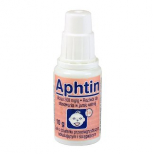 Aphtin, Афтин 200 мг / г, раствор для применения в полости рта, 10 г
