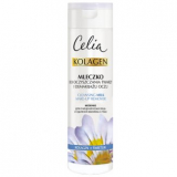 Celia Collagen, коллаген, очищающее молочко для лица и глаз, 200 мл