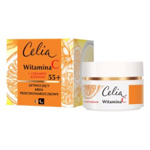 Celia, Витамин C, крем против морщин 55+, дневной и ночной, легкий, 50 мл
