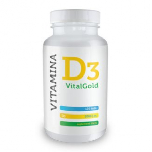 Vitamina D3 VitalGold, 2000 МЕ, 120 таблеток