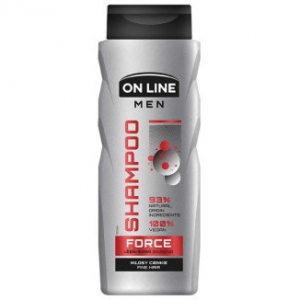 On Line Men Force, шампунь для мужчин, тонкие волосы, женьшень, 400 мл