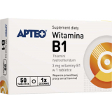 Apteo Vitamin B1 3 мг, 50 таблеток