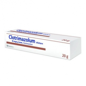 Clotrimazolum Aflofarm Клотримазол Афлофарм 10 мг / г, крем, 20 г ,    популярные