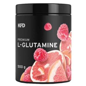 KFD Premium Glutamine, ароматизатор малиново-грейпфрутовый, 500 г