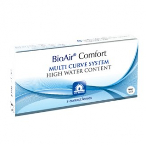 Контактные линзы BioAir Comfort, 30 дней, -1,00, 3 шт