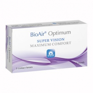 Контактные линзы BioAir Optimum, 30 дней, -1,75, 3 шт 