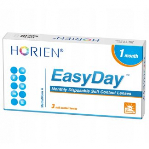 Контактные линзы Horien EasyDay, 30 дней, -1,25, 3 шт (1 шт - 66.27 грн)