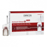 Vichy Dercos Aminexil Clinical 5, средство против выпадения волос для женщин, 6 мл x 21 ампула,  L'oreal Paris