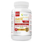 Wish CoQ10 Forte 100 мг, убихинон + L-лейцин + пребиотик, 120 капсул