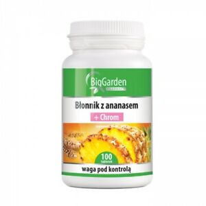 Biggarden, Пищевые волокна из ананаса + КЛК , 100 таблеток
