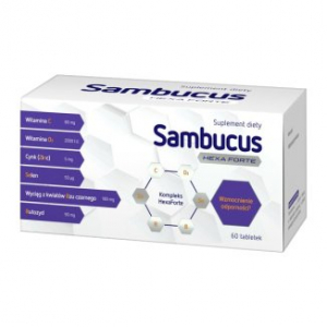 Sambucus HexaForte, 60 таблеток, покрытых пленочной оболочкой        