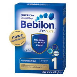 Bebilon 1 с Pronutra, начиная молоко, с рождения, 1200 г