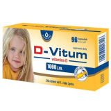 D-Vitum 1000 j.m, витамин D для детей после 1 года, 96 капсул типа twist off        new