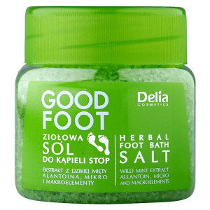 Delia Good Foot, травяная соль для ног для ванн, 570 г