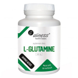 Medicaline Aliness, L-Glutamine 500 mg, L-глутамин,100 растительных капсул