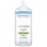 Dermedic NormAcne Preventi, мицеллярная вода для жирной, чувствительной и комбинированной кожи, 500 мл