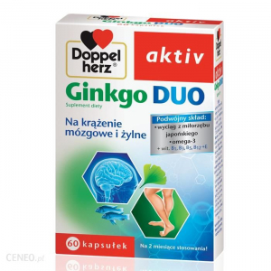  Doppelherz Aktiv,Ginkgo Duo, 60 kaпсул