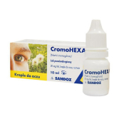 Cromohexal глазные капли 0,02 г / 1 мл, 10 мл                                             Bestseller