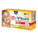 D-Vitum, витамин D для недоношенных детей и в возрасте от 1года, 800 j.m, 96 откручивающих капсул        