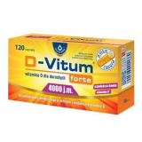 D-Vitum Forte 4000 j.m, для взрослых, 120 капсул