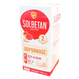 Solbetan сироп, для детей от 2 лет, аромат малины, 150 мл                              